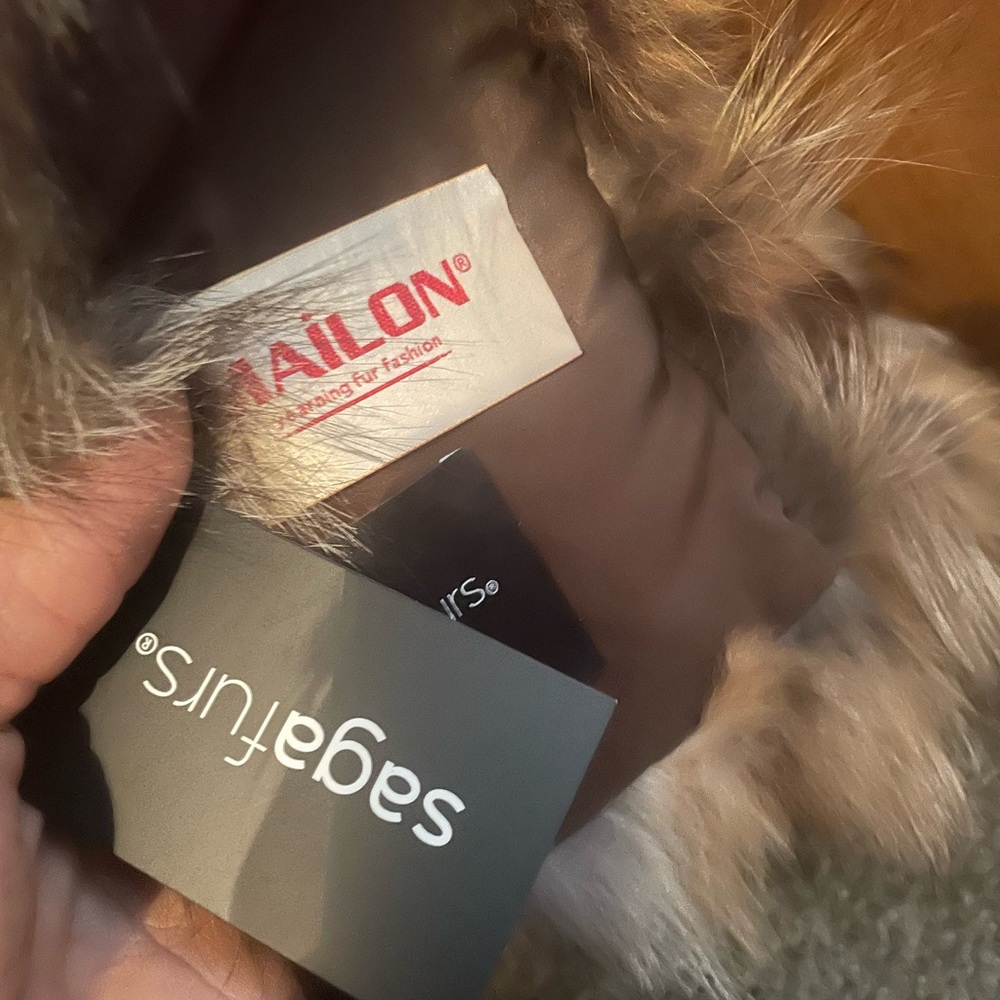 Mailon furs fox fur collar